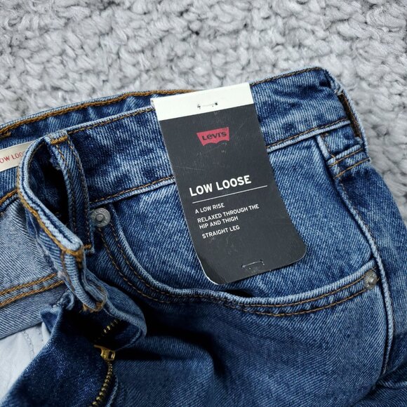 Levi's Premium Low Loose Y2K Blue Jeans Size 29 x 30 Revolve Relaxed - Picture 5 of 12